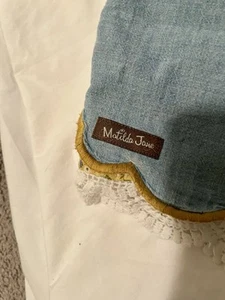 Matilda Jane Designer Girls Shorts Size 6 Frills and Jean  - Picture 1 of 4