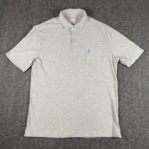 Johnnie-O Polo Shirt Mens Large Heather Gray Heathered Original 2.0 Road Trip - Picture 1 of 12