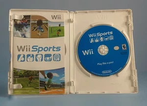 Wii Sports Nintendo CIB Manual Completo, Obra de Arte, Estuche ¡¡FUNCIONA!! ¡Bonito!! - Imagen 1 de 3
