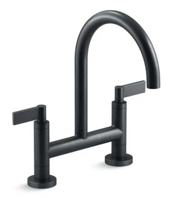 Kallista One P25202-LV-GN Montaje en Cubierta Puente Cocina Grifo Palanca Gunmetal $3,590 Foto 1 de 4