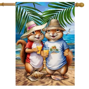 Briarwood Lane Sommer Chipmunks Hausflagge - Bild 1 von 3