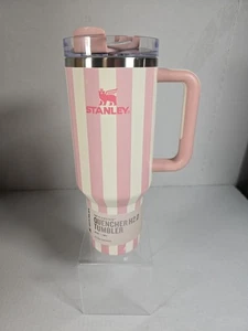 Stanley x Oasis Pink Cabana Glanz 40 Unzen Löscher Becher NEU - Bild 1 von 9