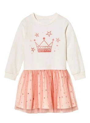 Lupilu Tüllrock Kleid Mädchen Größe 110 bis 128  mit Baumwolle Krone Tüllkleid - Bild 1 von 2