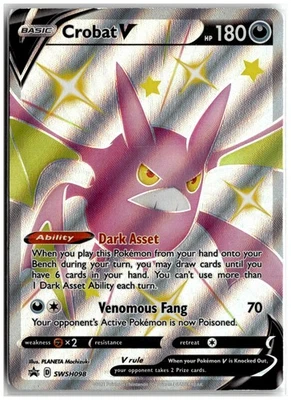SWSH: Sword & Shield Promo Cards #SWSH098 Crobat V R12134 - Image 1 of 2