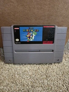 Nintendo Super Mario World SNES *Probado y funcionando* - Imagen 1 de 2