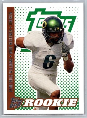 Demetrius Williams 2006 Topps Draft Picks & Prospects Oregon Ducks #121 RC - Image 1 of 2