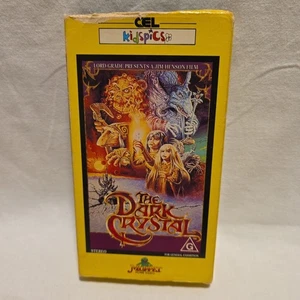 The Dark Crystal - Funda de cartón con cinta VHS PAL 1982 Jim Henson - Imagen 1 de 7