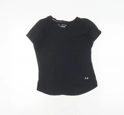 Under Armour Women's Black XS Fitted T-Shirt - Image 1 of 4