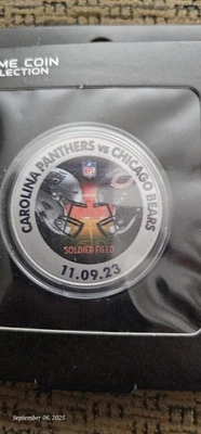 3 - 2023 Chicago Bears Game Coins Highland Mint NEW IN BOX MINT - Image 1 of 4