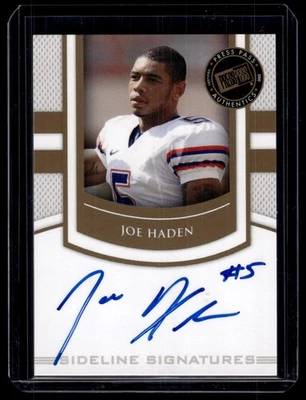 Joe Haden 2010 Press Pass Sideline Signatures Autograph Auto Card #SS-JH - Image 1 of 2