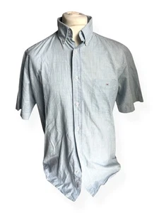 Eden Park Paris | Men’s Short Sleeve Shirt | Light Blue | Size Large L Cotton - Picture 1 of 24