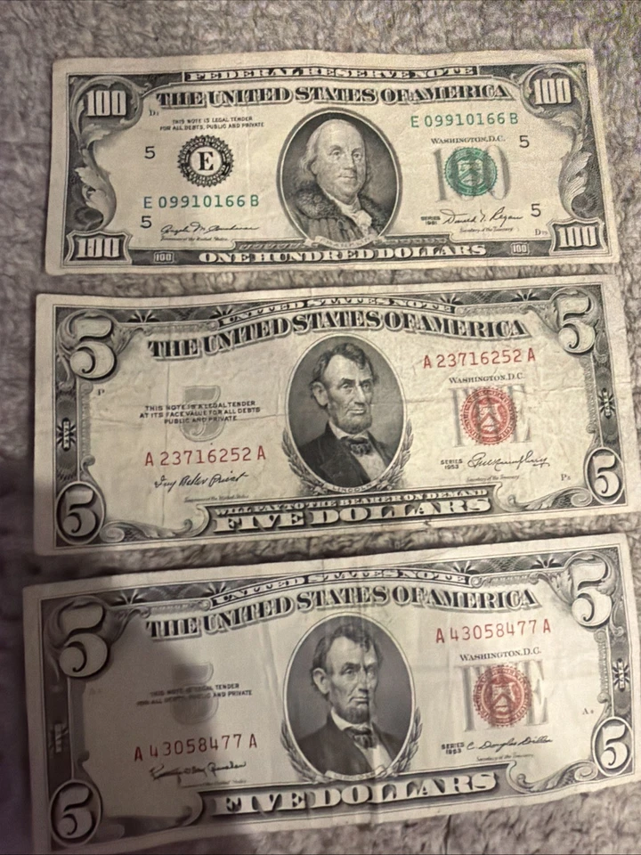 paper money us bank notes - Image 1 of 2