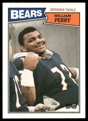 William Perry 1987 Topps #55 Chicago Bears EX-NM - Image 1 of 2