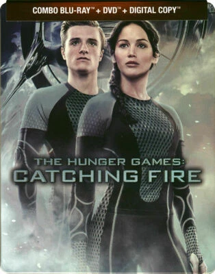 The Hunger Games: Catching Fire - Limited Ed. Steelbook Blu-ray +  Digital + DVD - Image 1 of 2