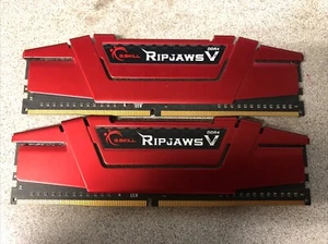 G.Skill Ripjaws V 8GB (2x 4GB) DDR4-2400MHz Desktop RAM F4-2400C15D-8GVR - Picture 1 of 3