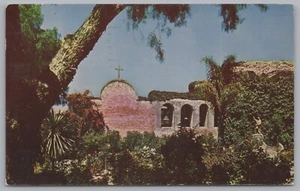 San Juan Capistrano Mission, Founded 1776, California, USA, Vintage Post Card. - Picture 1 of 2