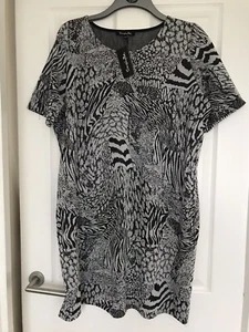 Simply be animal print stretch dress size 18 - Picture 1 of 5