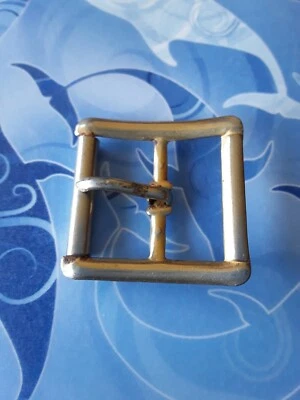   ancienne BOUCLE DE ceinture  metal dore  #Old DRAPERY BUCKLES  - Photo 1/3