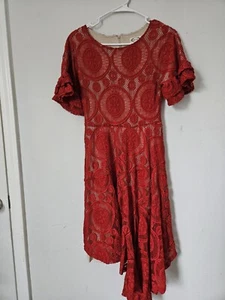 Rotes Spitzenkleid Mädchen Größe 14 von Mia Joy - Bild 1 von 8