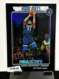 2018-19 Panini Hoops Karl-Anthony Towns H-4 Highlights Minnesota Timberwolves - Bild 1 von 2