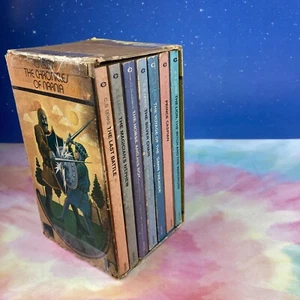 The Chronicles of Narnia~CS Lewis 1977 Box Set~Books 1-7~Collier Books~VINTAGE!! - Picture 1 of 16