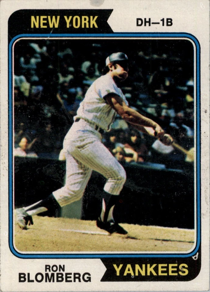 1974 Topps #117 Ron Blomberg - VG-EX - Image 1 of 1