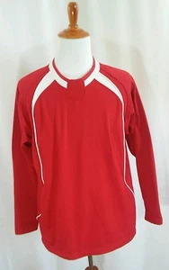 Easton Pullover Sweatshirt Red With one Cinch Pocket On Right Side Size Medium - Picture 1 of 4