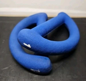 2er Set Bally 1 Pfund Gehgewichte Hanteln Gusseisen mit blauer Neoprenbeschichtung - Bild 1 von 3