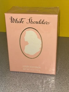 NOS Vintage White Shoulders Luxury Soap/Savon 4 Oz. - Picture 1 of 6
