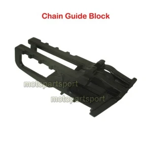 Chain Guide Wear Block Black For Honda CRF250R CRF250X CRF450R CRF450X Dirt Bike - Picture 1 of 6