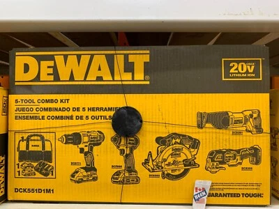 DEWALT CANADA 20V Cordless Drill Combo Kit 5-Tool - Image 1 of 4