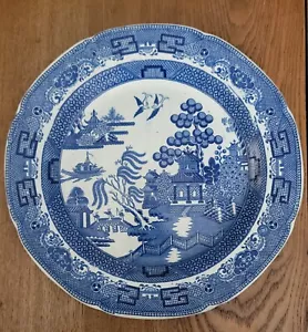 Antique Blue Willow Plate 9½" 1800s - England - Picture 1 of 15