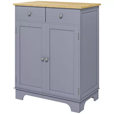 MDF Rubberwood Kitchen Storage Cabinet - Image 1 of 4