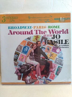 JO BASILE Around The World With... 1967 3×LP Box Set Korvette ASK102 NEW-SEALED! - Image 1 of 4