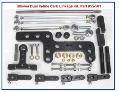 Genuine Dual *In-line* mounted Carb Linkage supercharger Blower 6-71 8-71 - image 1 of 2