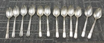 12 cucharaditas Oneida Tudor Plate Royal York Plate Silver Plate Foto 1 de 4