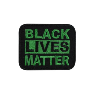 Black Lives Matter Embroidered Iron on Sew on Patch Badge 7.5cm x 6 cm - Picture 1 of 1