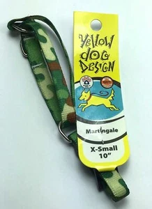 Yellow Dog Design / Martingale / Green Brown Camouflage Camo / X-Small XS 10"  - Picture 1 of 4