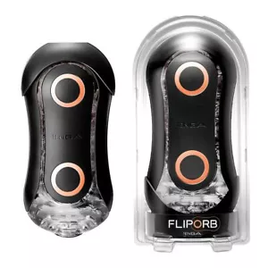 TENGA FLIP ORB STRONG ORANGE CRASH Male Masturbator Reusable Japan incl. Lube - Picture 1 of 1