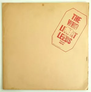 THE WHO "LIVE AT LEEDS" TRACK 2406 001 VINYL LP + 12 INSERTS "RED LETTERING" - Picture 1 of 12