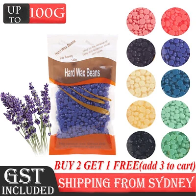 Hard Wax Beans Brazilian Waxing Beads Peel Off Depilatory Bikini Hair Removal AU - image 1 of 4