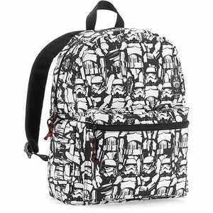 Star Wars Stormtrooper 16 inch Backpack Black and White Comic Print RARE NEW NWT - Picture 1 of 6