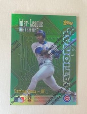 1997 Topps Inter-League Match-Ups Refractors #ILM5 Sammy Sosa Frank Thomas#P5120