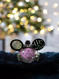 Disney Christmas Haunted Mansion Madame Leota Mickey Ear Hat Ornament READ - Picture 1 of 6