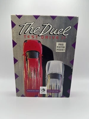 The Duel: Test Drive 2 II Sega Genesis, 1992 Authentic Complete CIB Box Game VGC - Image 1 of 4