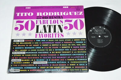 TITO RODRIGUEZ & HIS ORCHESTRA 50 Fabulous Latin Favorites LP UAS-6345 Stereo - Image 1 of 4