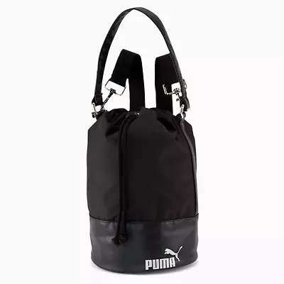 NWT Puma Convertible Bucket Bag Black Shoulder Bag - Image 1 of 4