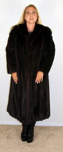 Brand New Ranch Mink Fur Coat Size Medium 6 8 M Efurs4less - Picture 1 of 7