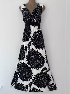 Monsoon Chrysanthemum Beaded Maxi Dress UK 16 Wedding Holidays Races - Picture 1 of 12