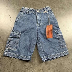 Urban Up Shorts Youth 6/8 Blue Medium Wash Cargo Y2K Skate NWT - Picture 1 of 17